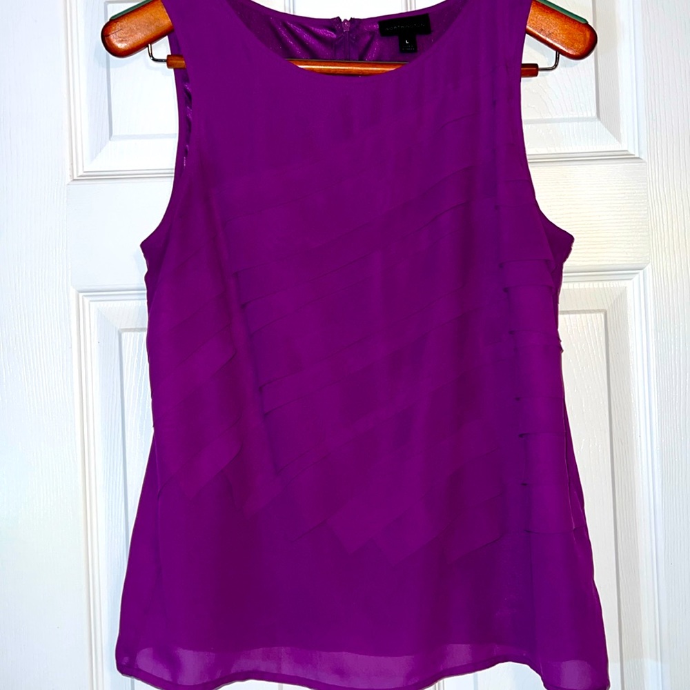 Worthington Sleeveless Blouse (L)